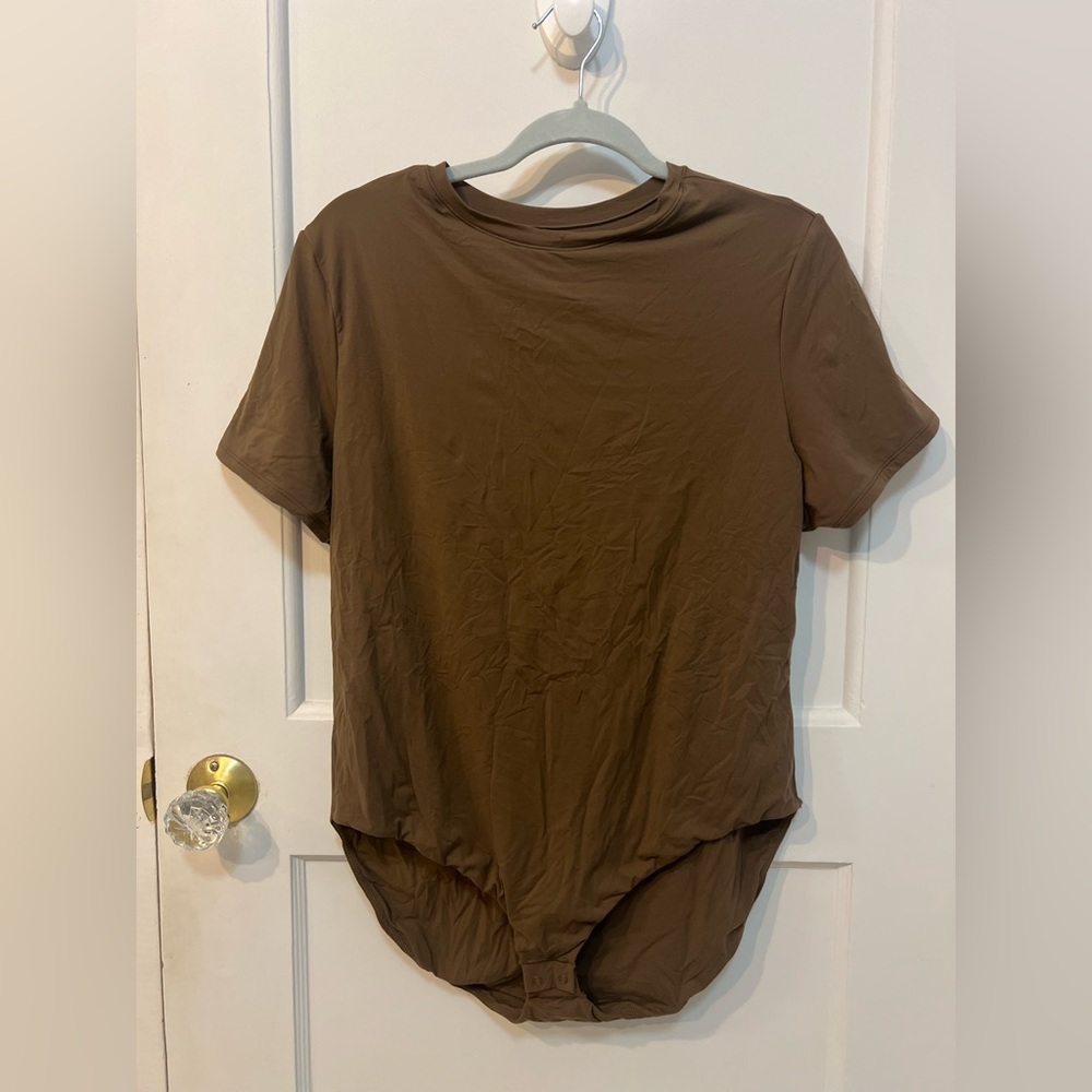 SKIMS Fits Everybody Bodysuit Brown Oxide 4XL